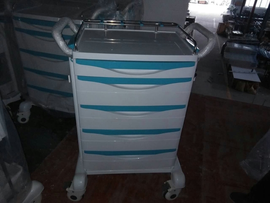 Furnitur Medis Medis Medis Anestesi Troli Troli Dengan Roda Diam