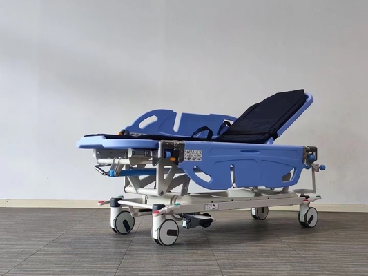 Bahan ABS biru pengangkut pasien darurat 150 kg anti-lock