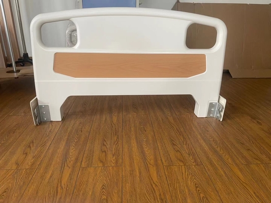 Wood Grain Color PP Hospital Bed Headboard Untuk Medis Rumah Sakit