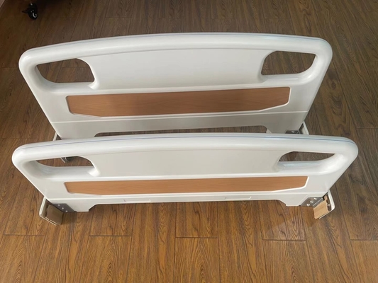 Wood Grain Color PP Hospital Bed Headboard Untuk Medis Rumah Sakit