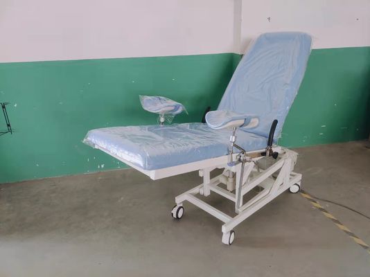 Meja Pengiriman Obstetri Listrik Warna Biru Medis