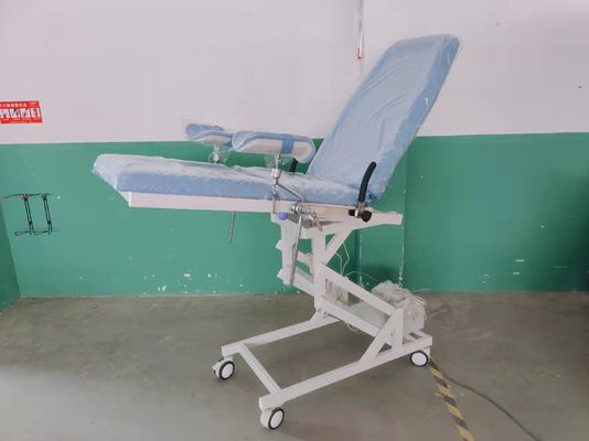 Meja Pengiriman Obstetri Listrik Warna Biru Medis