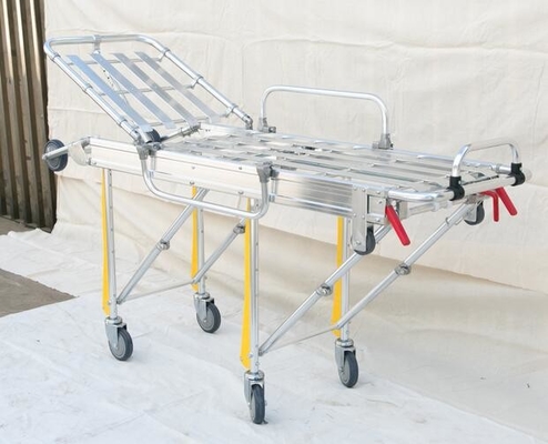 Bahan paduan aluminium tandu lipat darurat rumah sakit portabel tandu dewasa