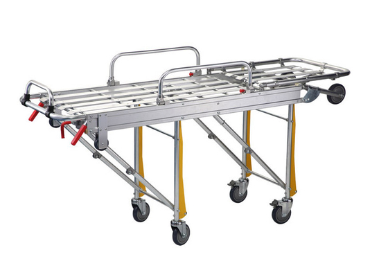 Bahan paduan aluminium tandu lipat darurat rumah sakit portabel tandu dewasa