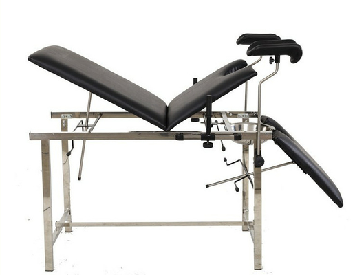 Meja Perawatan Pemeriksaan Ginekologi Tempat Tidur Listrik Stainless Steel