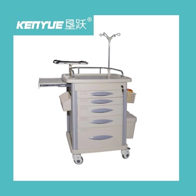 Fungsi Infus Laci Bingkai Aluminium Perawat ABS 960mm Keranjang Medis Darurat