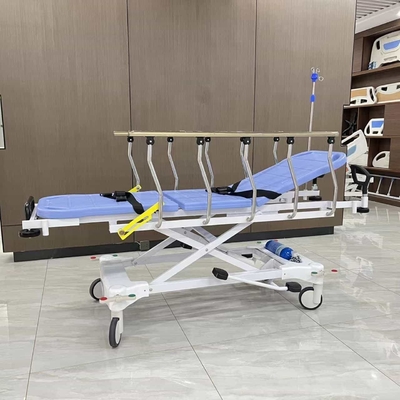 Trolley Stretcher Darurat Trolley Darurat Hidrolik Produk Medis Tempat tidur transfer kursi roda