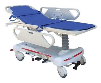 Rumah Sakit ABS Tandu Darurat Hidrolik Adjustable Untuk Transfer Pasien