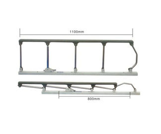 Aksesoris Rumah Sakit Bed Rails Side Dilipat Nylon Stainless Steel Instalasi Mudah