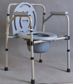 1.2mm Tebal Tabung Commonde Chair Lukisan Warna Abu-abu Off Resistance