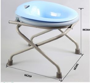 Satu Klik Lipat Duduk Umum Adjustable Kursi Mandi Baja Karbon Tinggi Bebas Jongkok