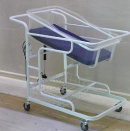 Logam Baru Lahir Baby Cart Bed Rumah Sakit Boks Furniture Komersial Untuk Klinik
