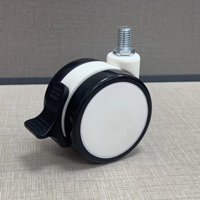 3/4/5 Inch TPR Plastik Roda Bisu Kastor Rumah Sakit Kembar Kastor Medis