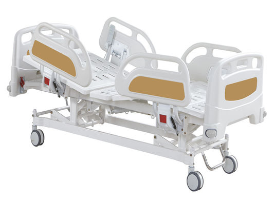 Tiga Engkol Manual Tempat Tidur Perawatan Pasien ICU Rel Sisi PP Tempat Tidur Rumah Sakit Manual Pediatric