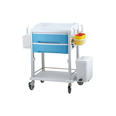 Troli Medis ABS On Wheels Medicine Dispensing Crash Cart Hospital