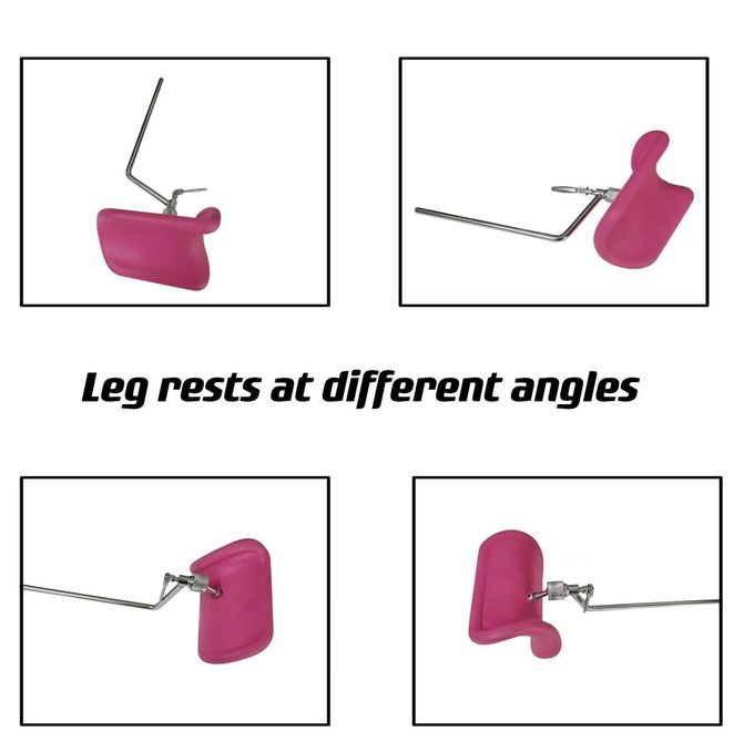 Aksesoris meja operasi rumah sakit pemegang kaki stainless steel 3