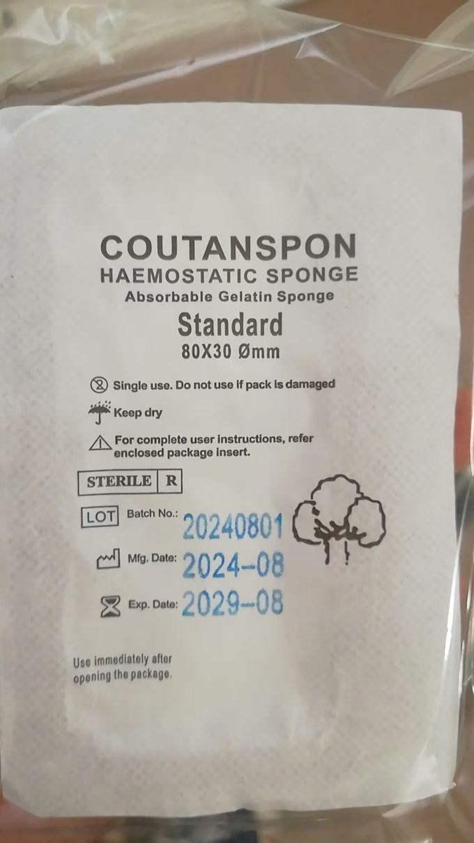 Spons anal medis hemostatik tabung spons anal tampon spons 2